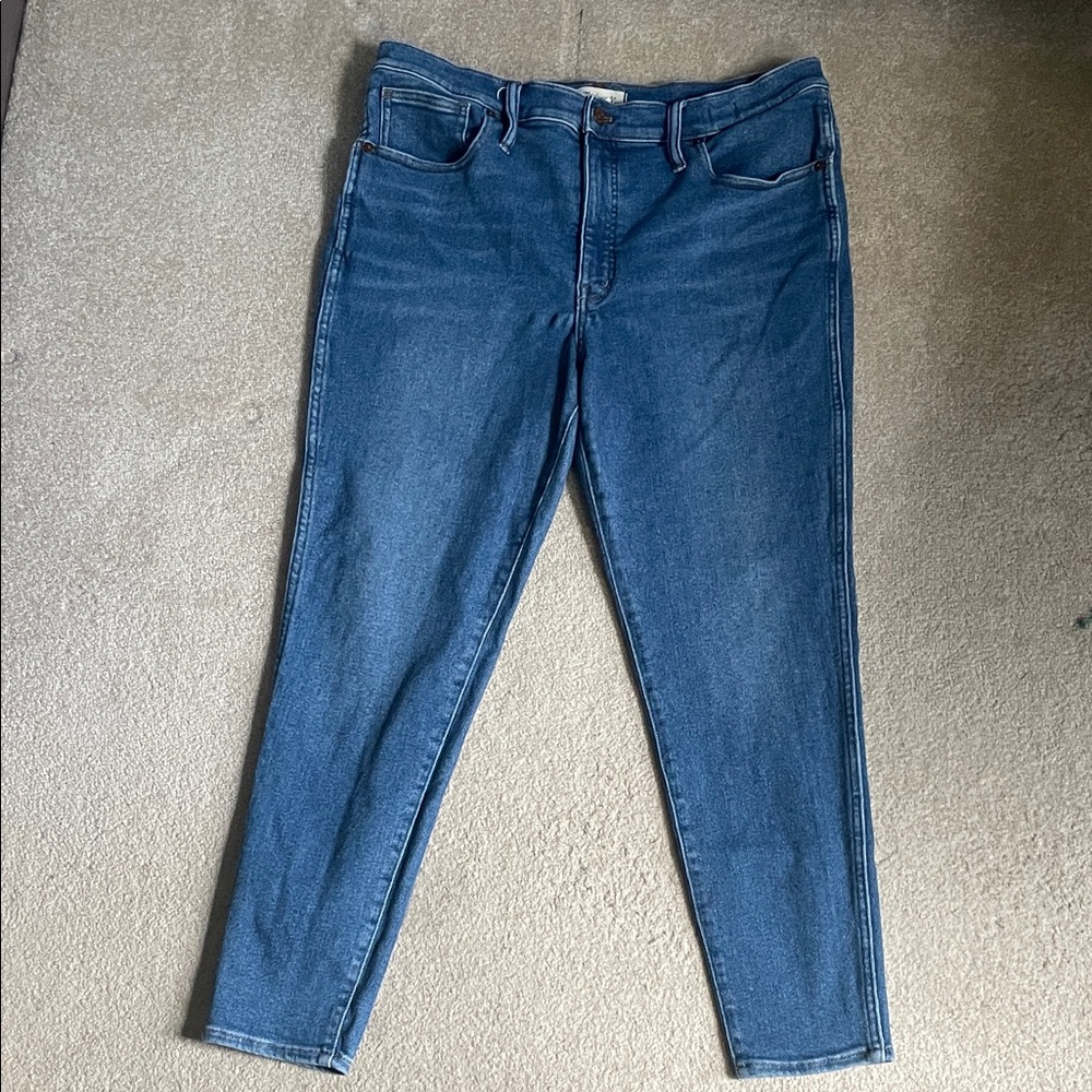 Madewell Women's Blue Skinny Jeans